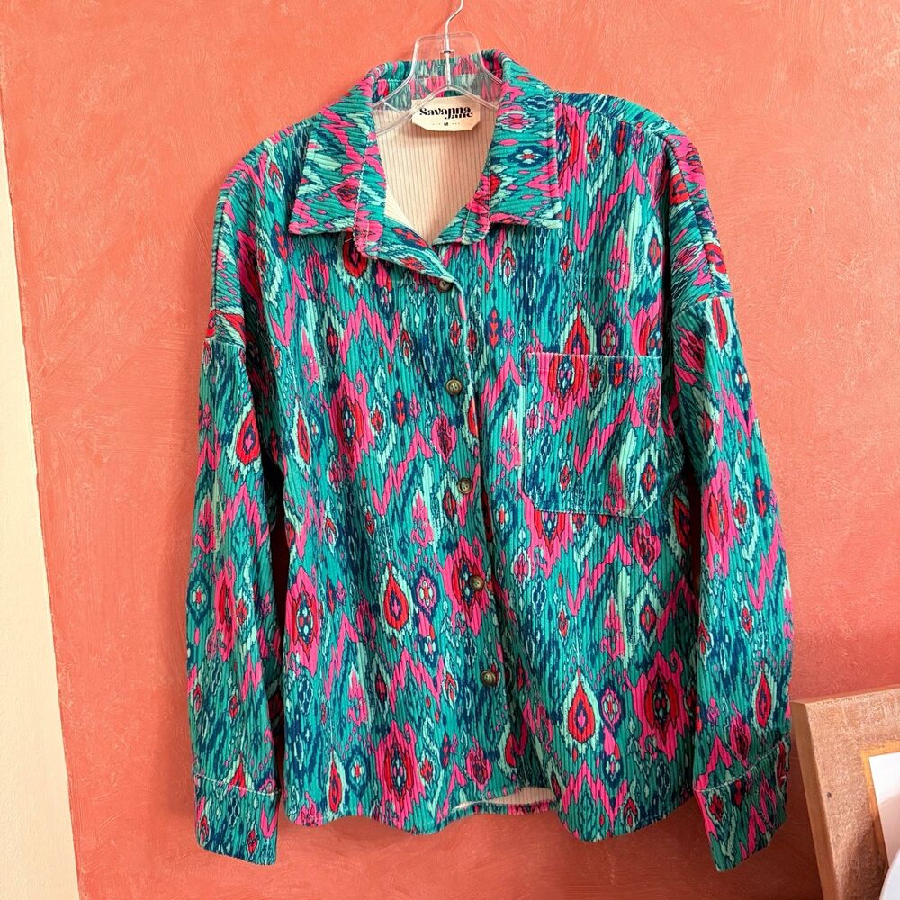Savanna Jane corduroy Shacket size medium